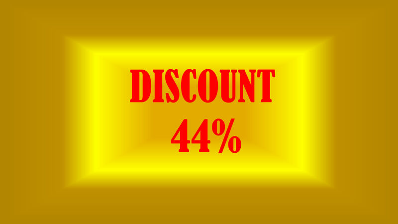 DISCOUNT 44% PENTRU TOATE COMENZILE CU RIDICARE