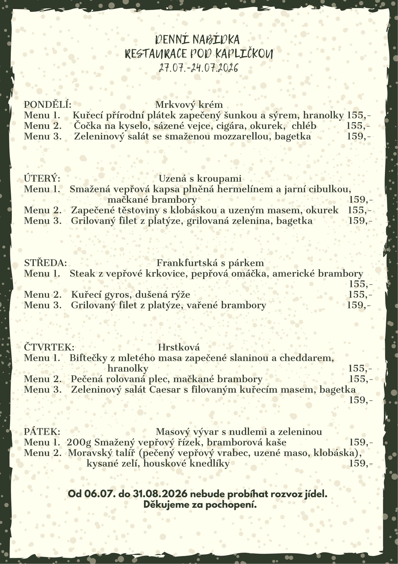 Denní menu