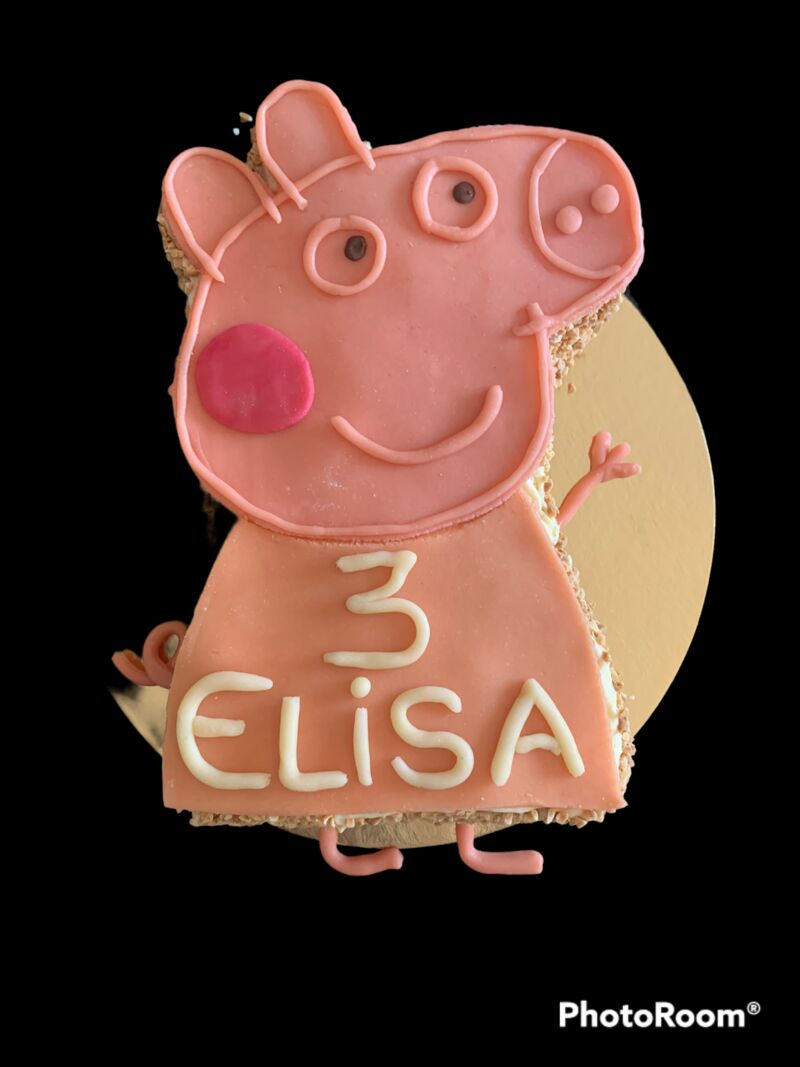 Framboisier façon Peppa Pig 