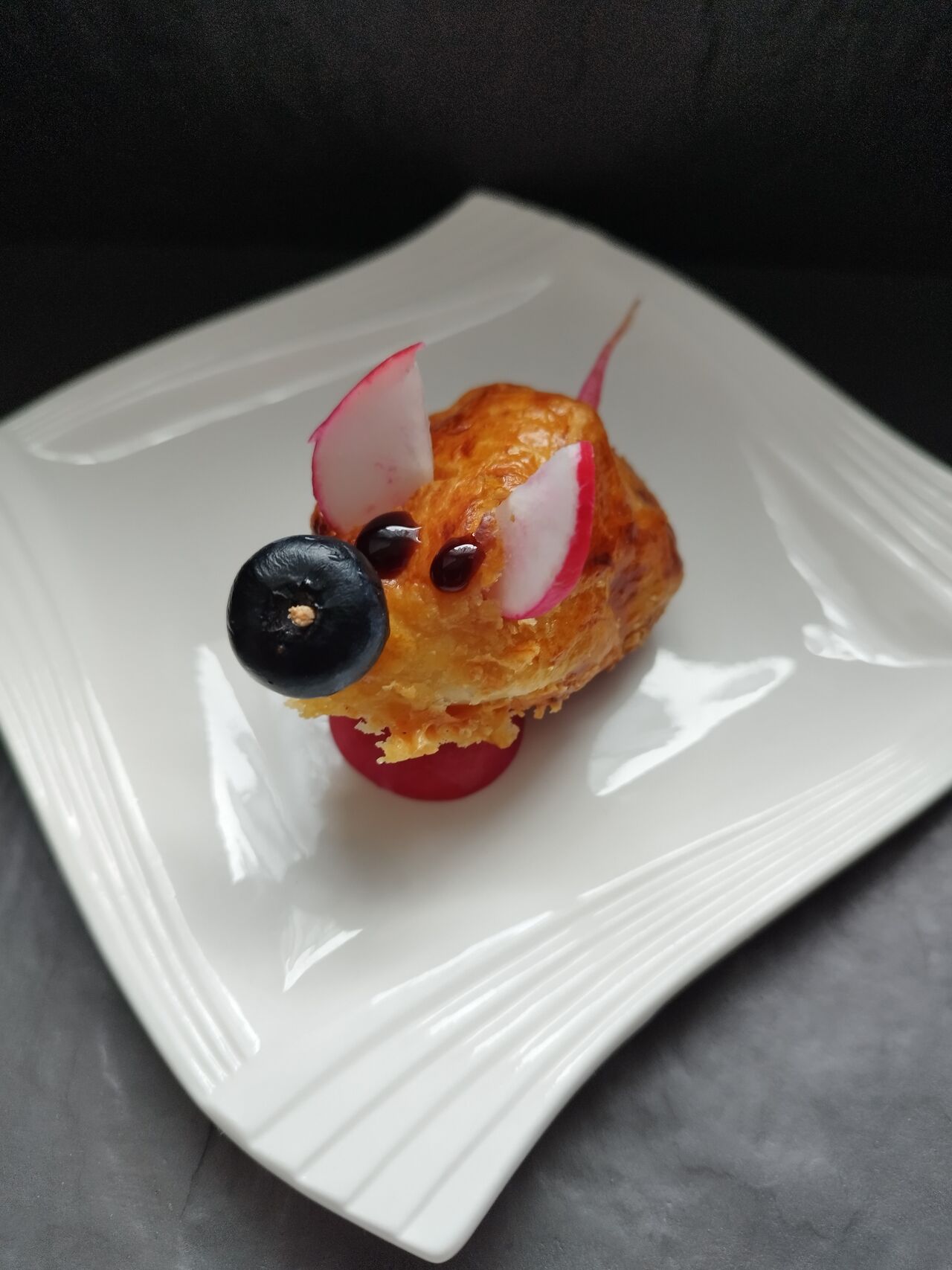 Blätterteig Käsemäuse