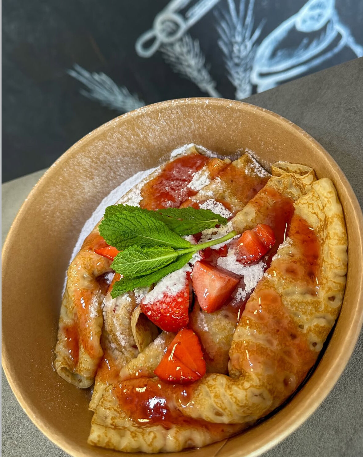  Jahoda palacinka bowl