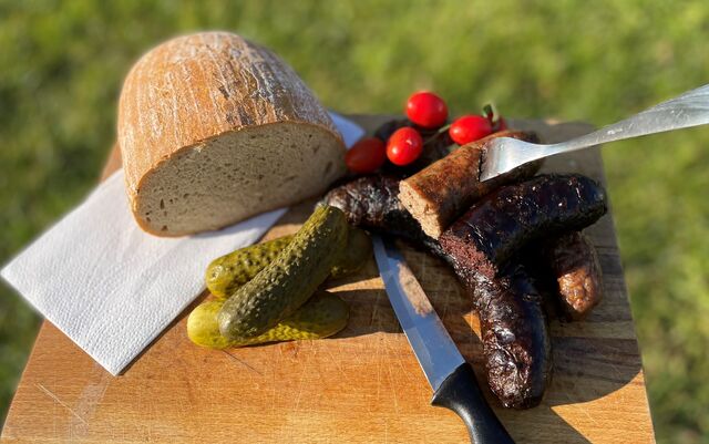 Jaternice mäsové, krvavnice rohlíkové