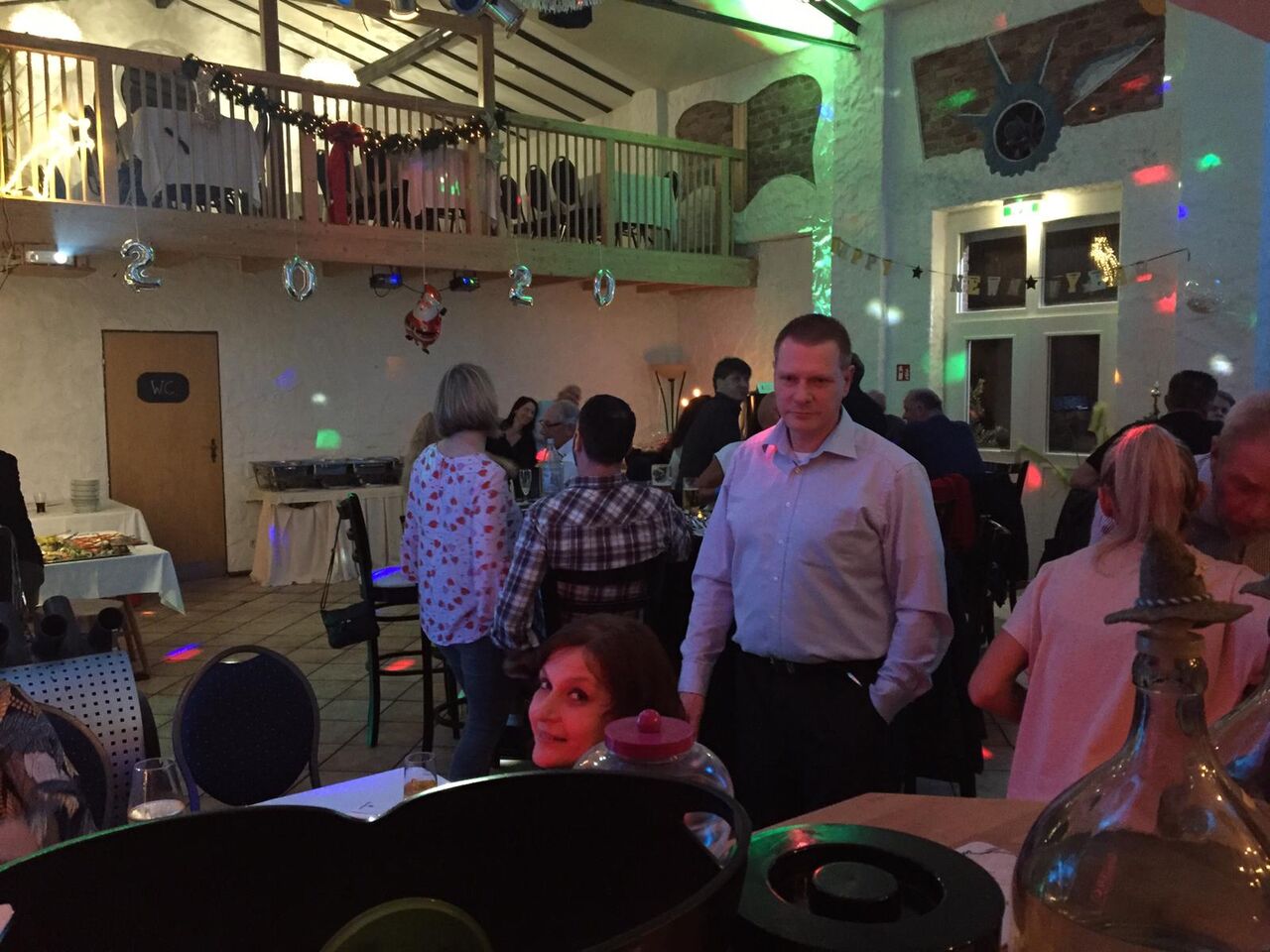 Elena und Ronny Julke bei der Silversterparty im U76