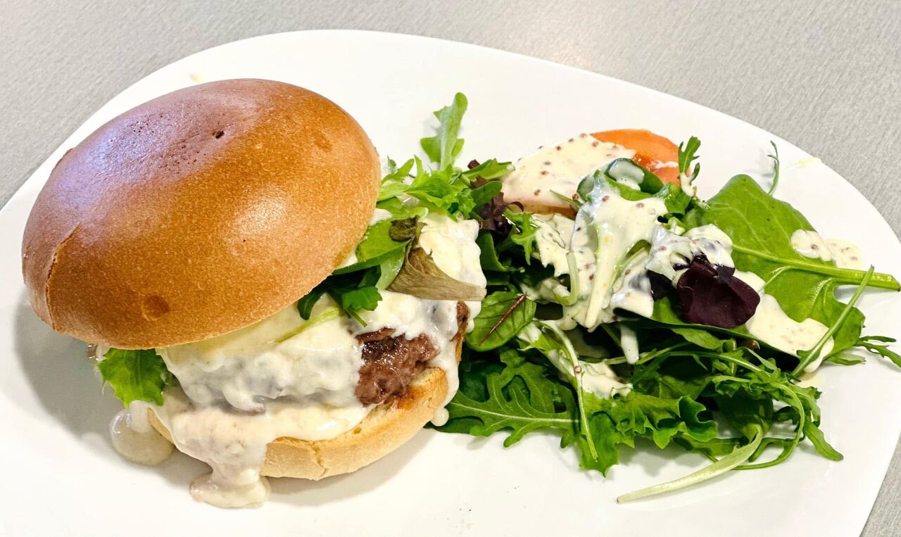 Burger du Ch’ti au maroilles 