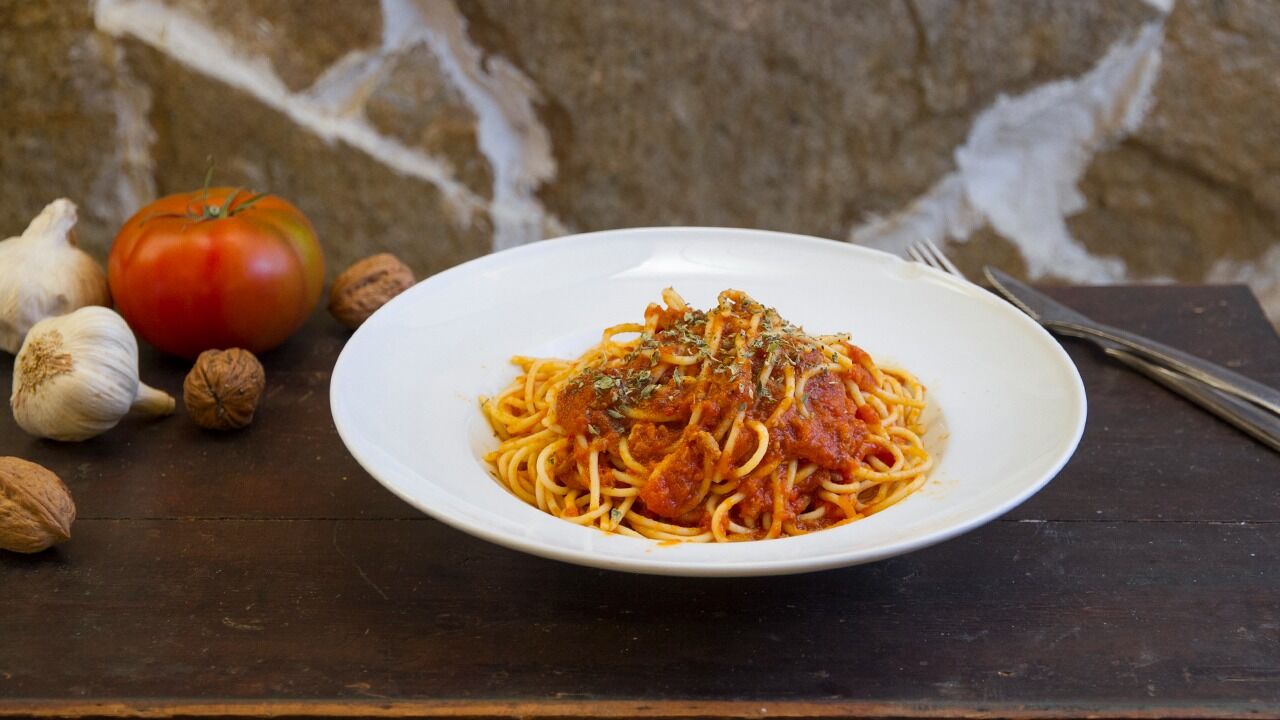 Pasta a la boloñesa