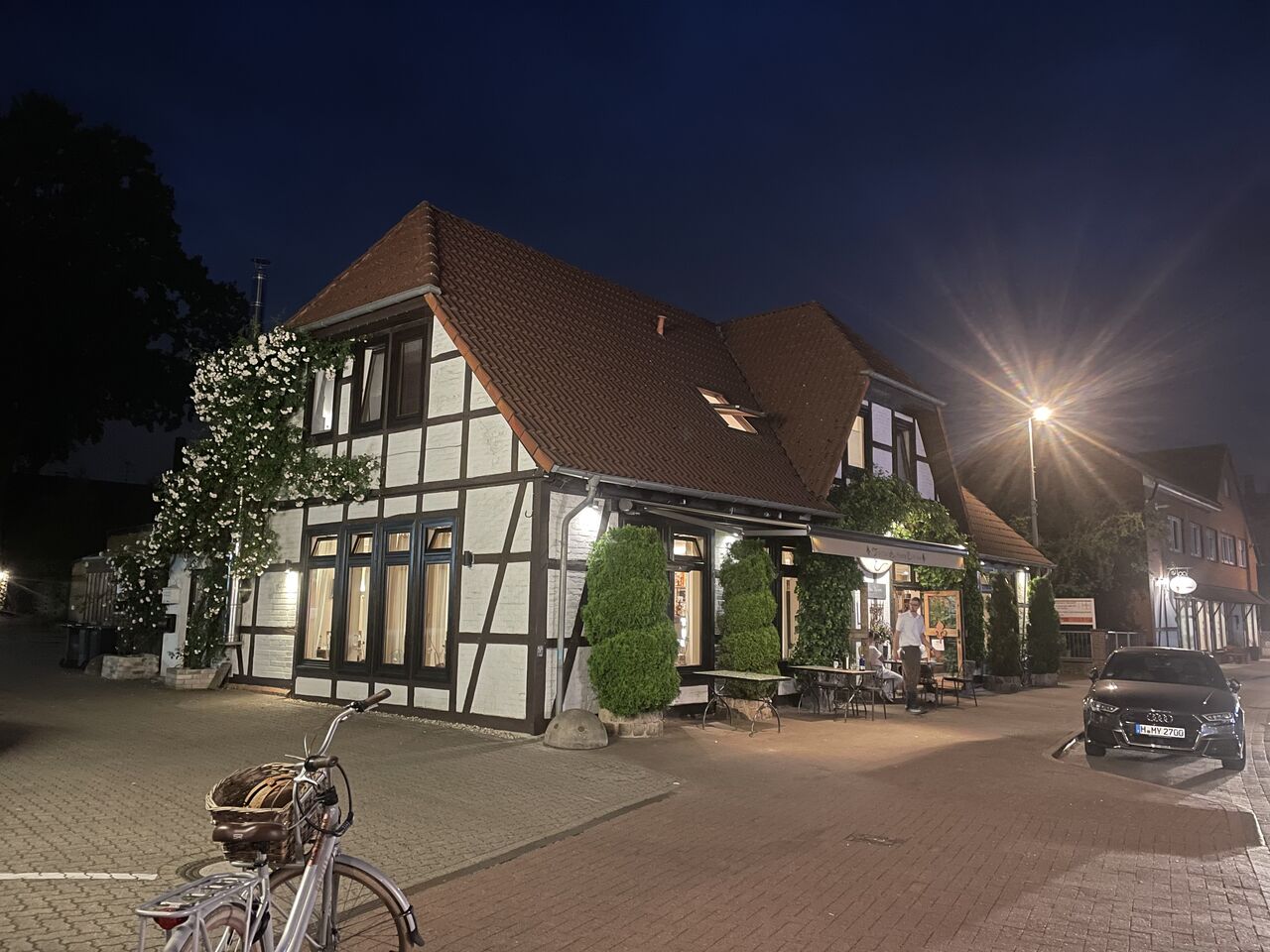 Trattoria bei Nacht