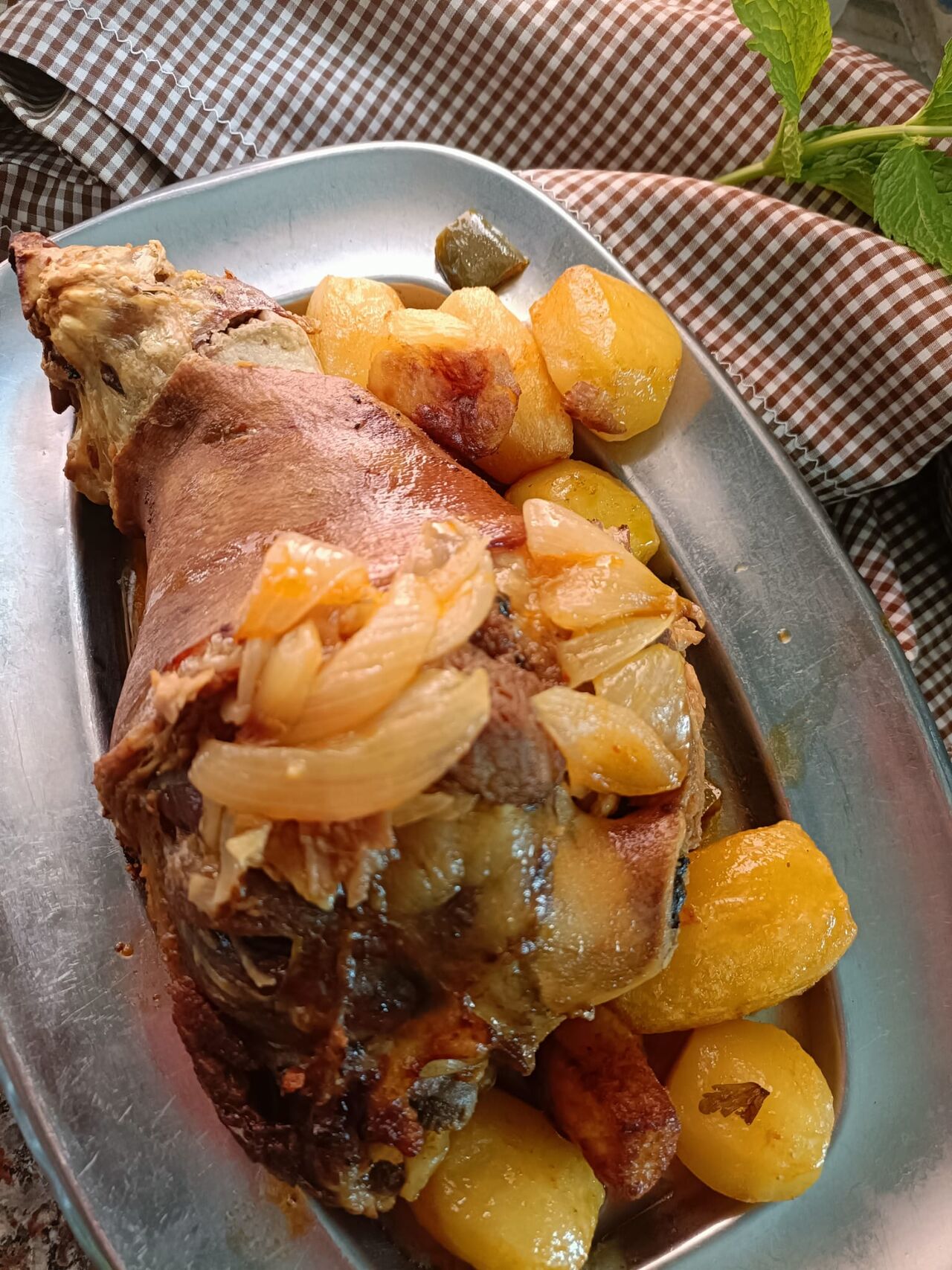 Pernil Assado no forno