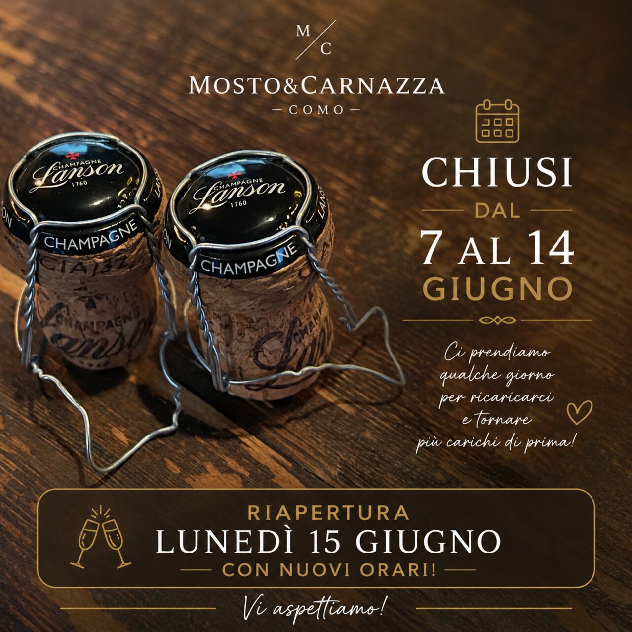 CHIUSI PER FERIE