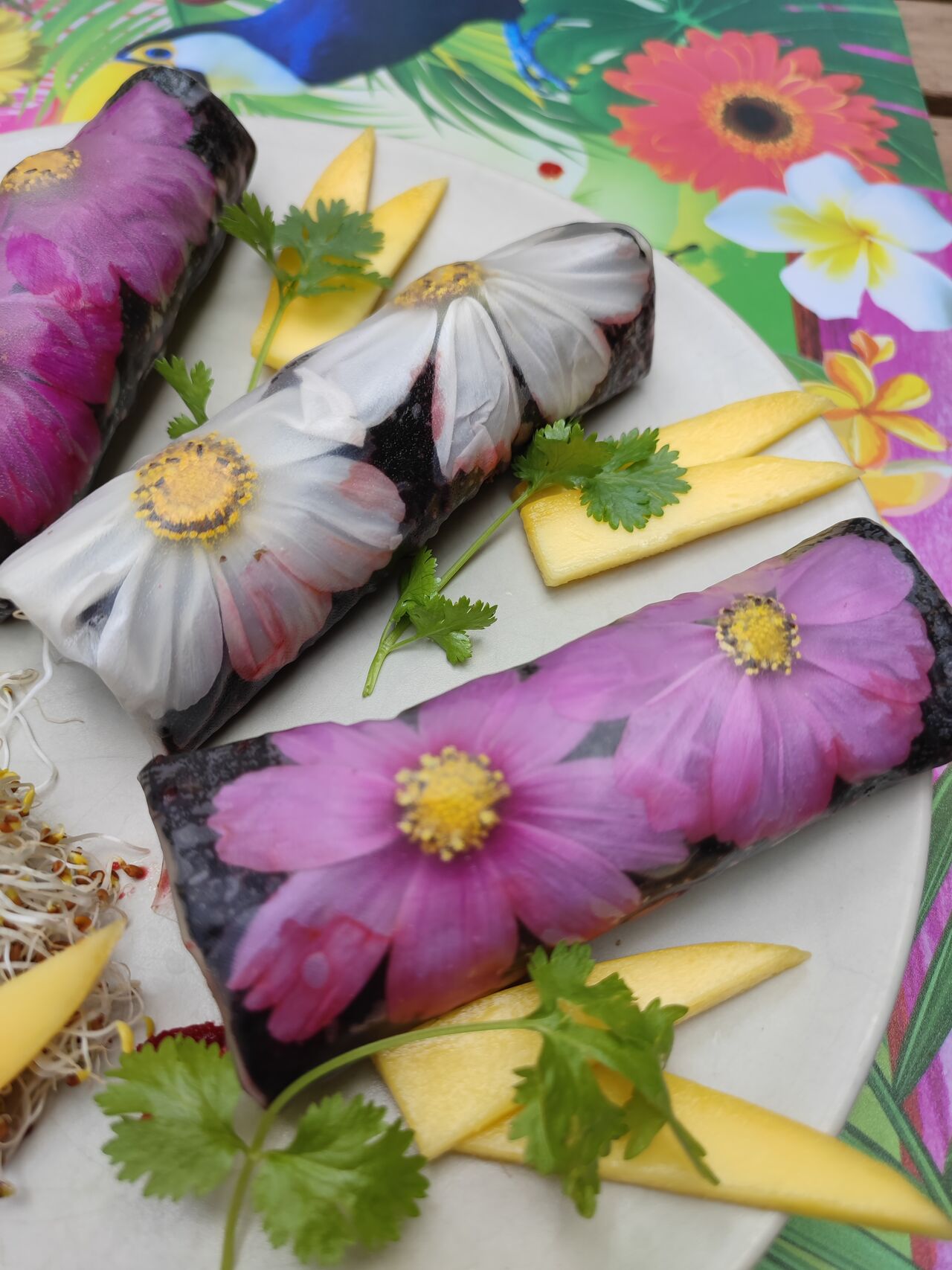 Rouleaux de printemps fleuris 🌺