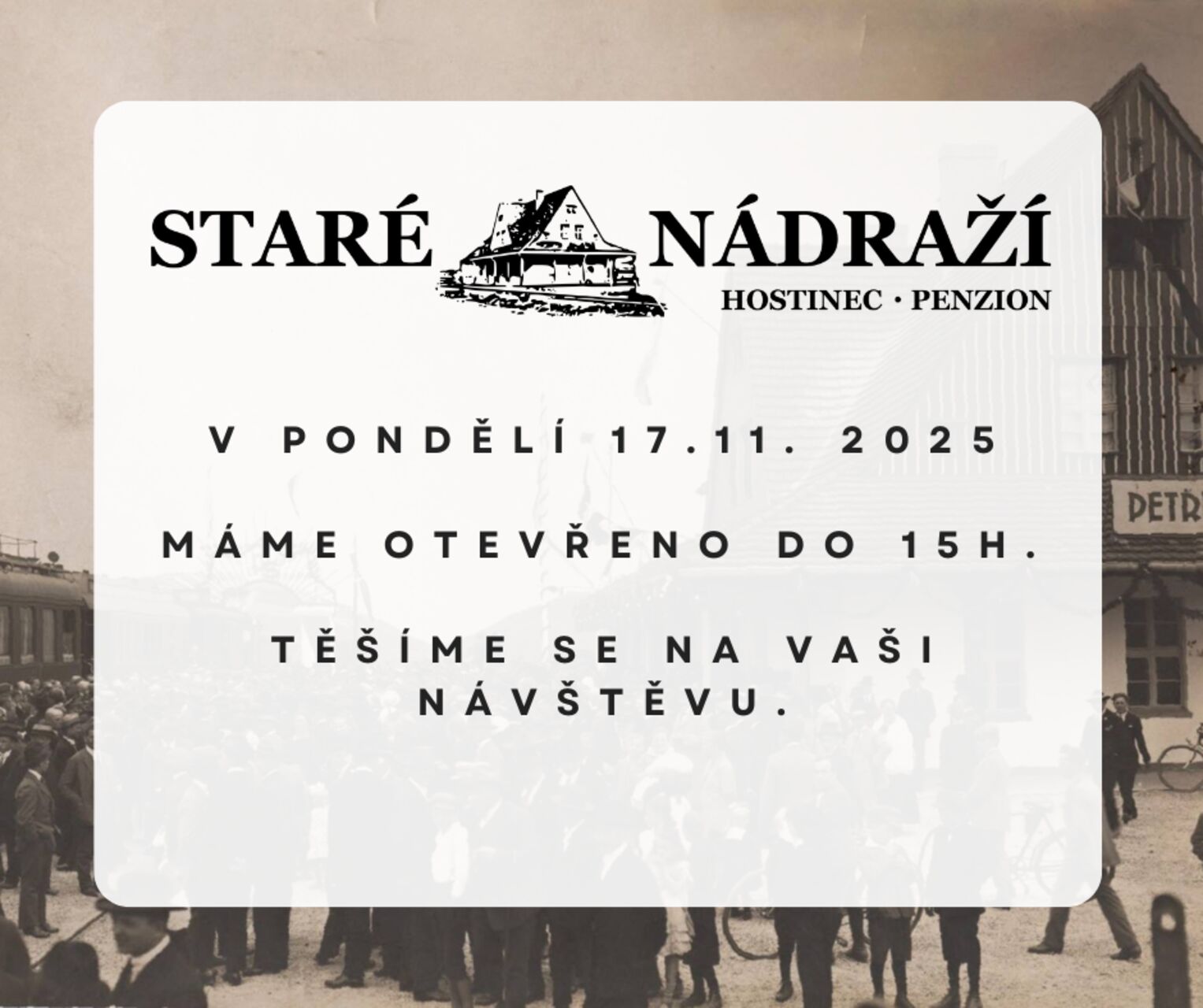 V pondělí 17.11.2025