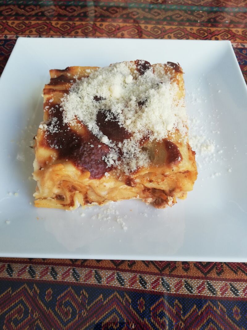 Lazanye mit Faschiertem 