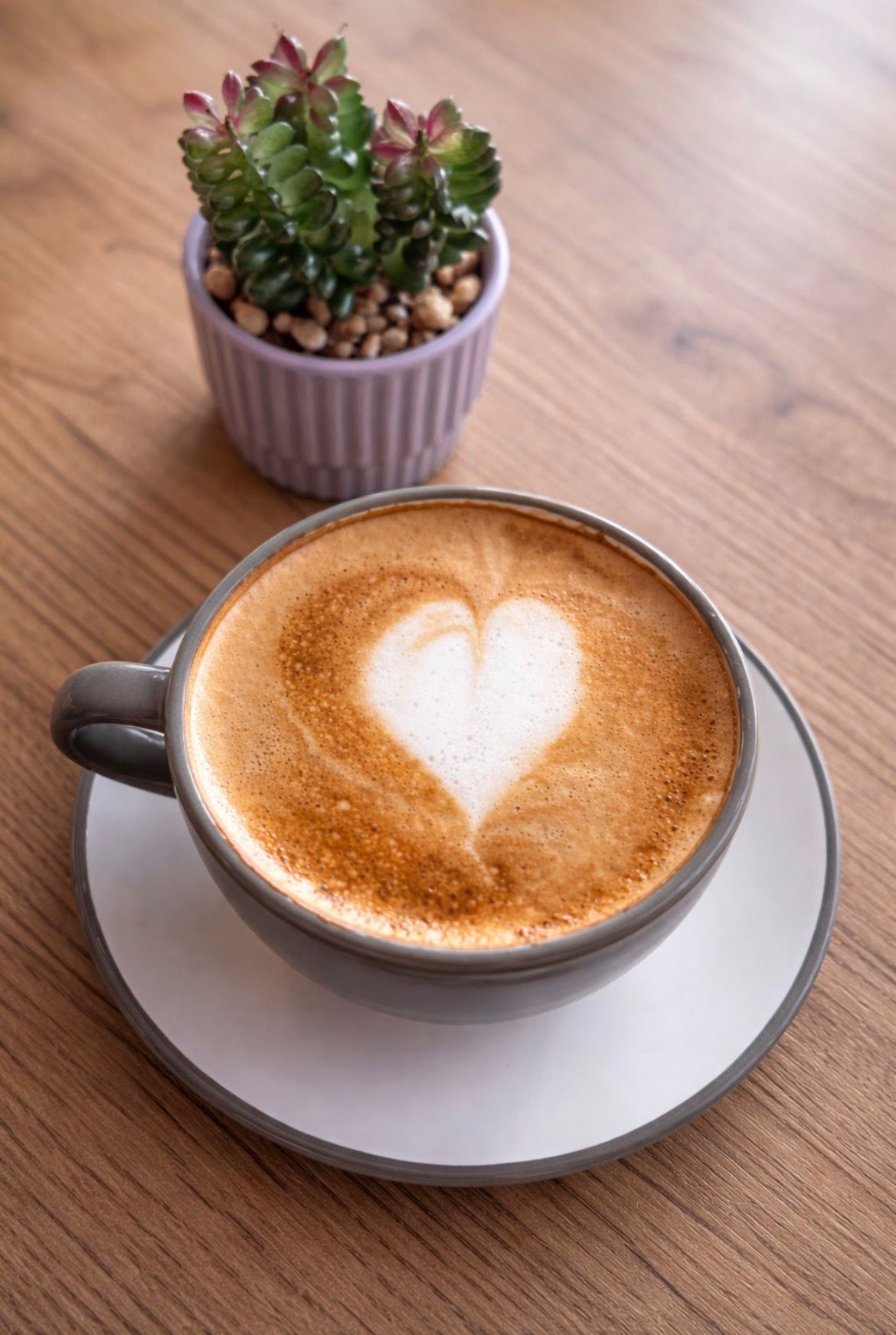 Cappuccino mit Herz ☕