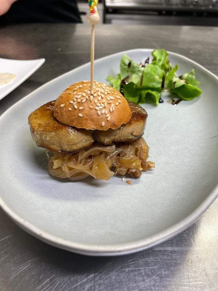 Mini burger de foie gras