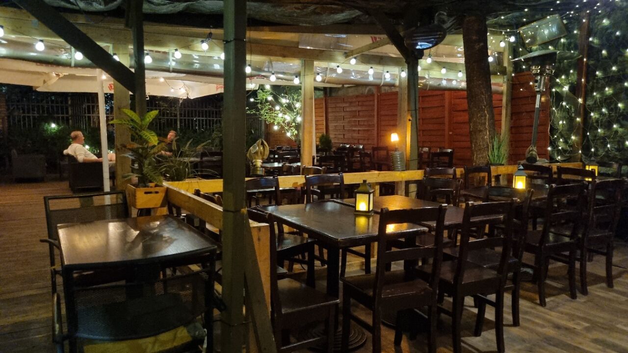 Ogródek za tyłach lokalu