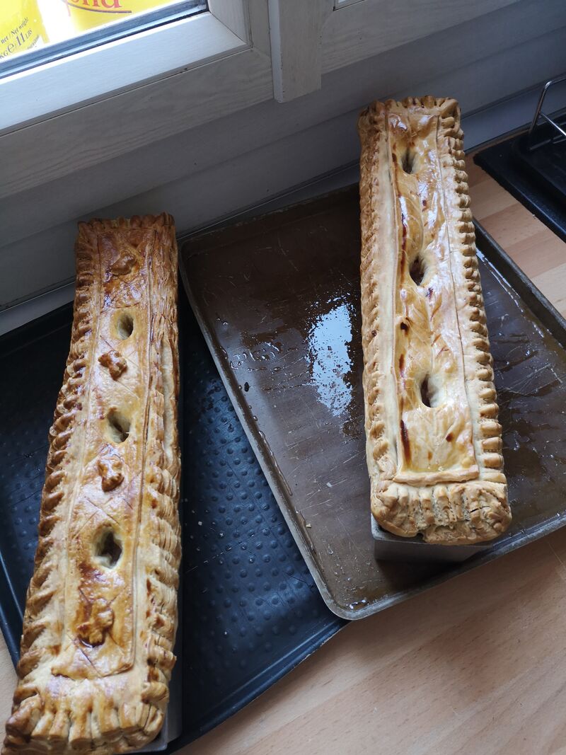 Pâté croûte après cuisson