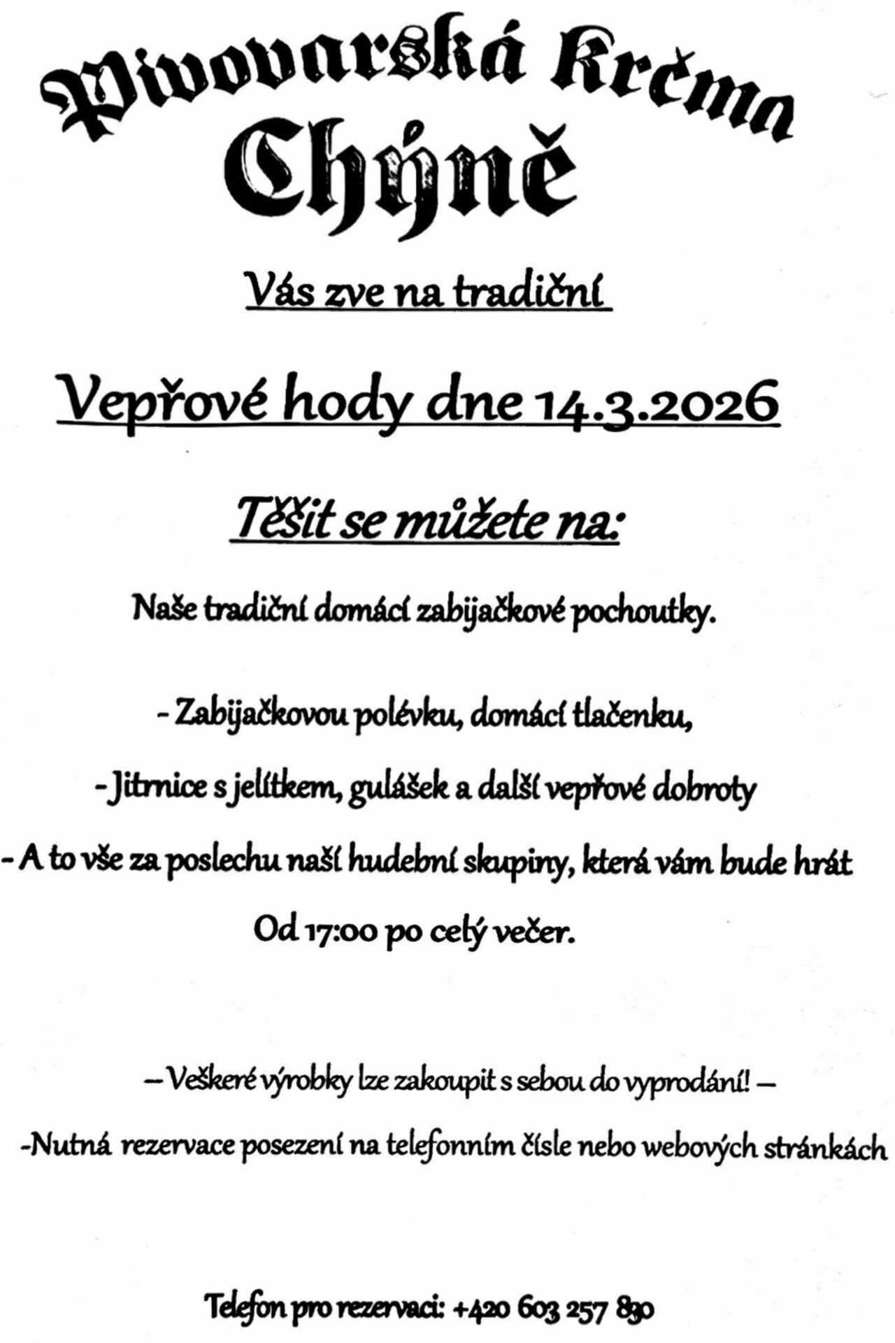 Vepřové hody 🐖❤️🐷