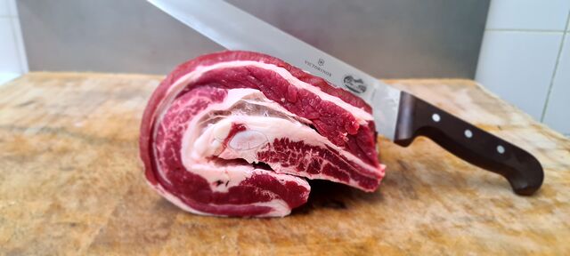 tendron de boeuf blonde d'aquitaine 