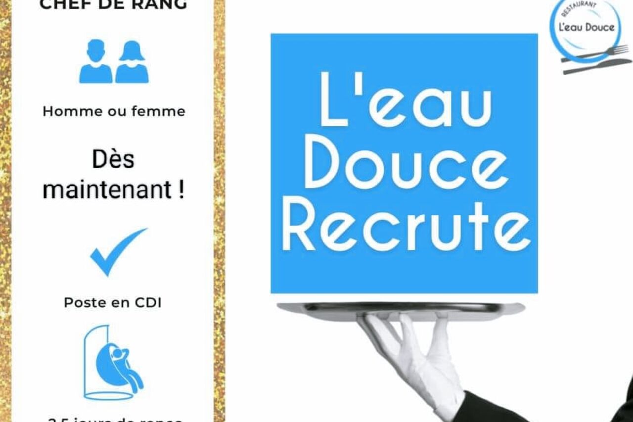L'eau douce recrute