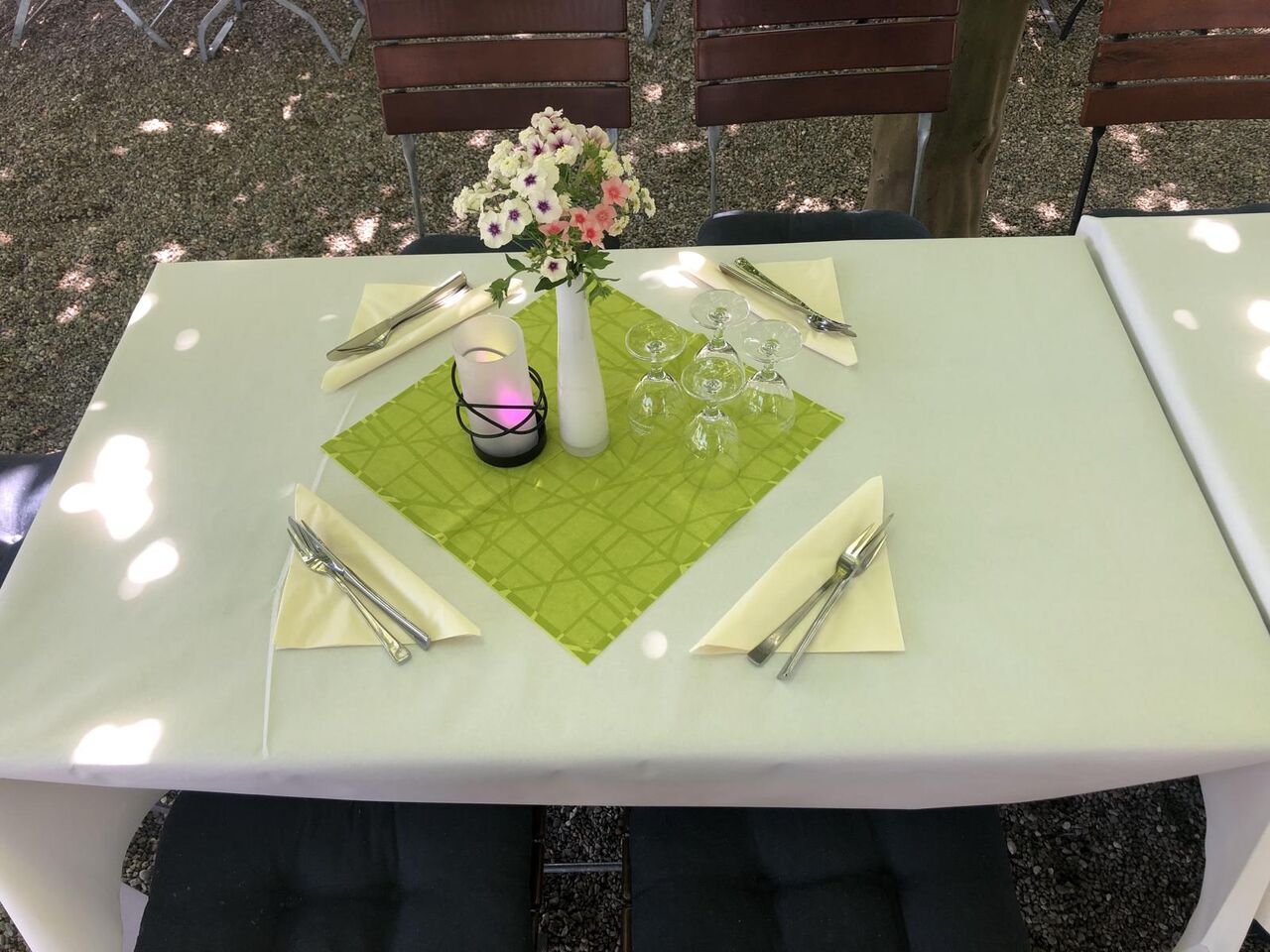 Feiern im Biergarten