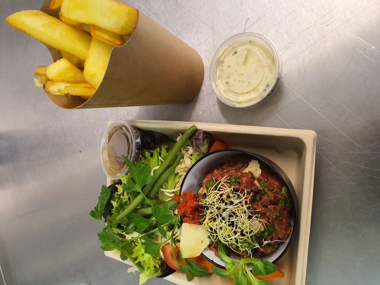 Tartare de bœuf à l italienne