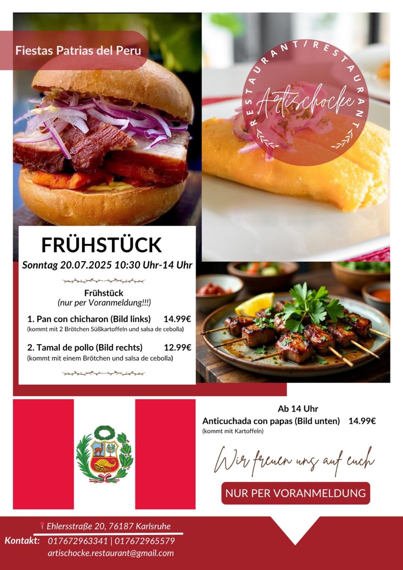 Peruanisches Frühstück 20.07.2025