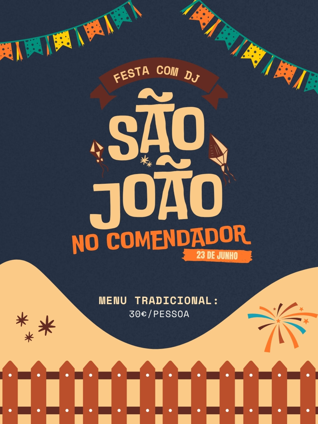 SÃO JOÃO NO COMENDADOR