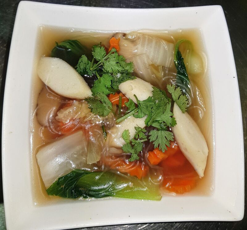 Nr. 15 Lekkere Thaise soep met visballetjes en groenten 