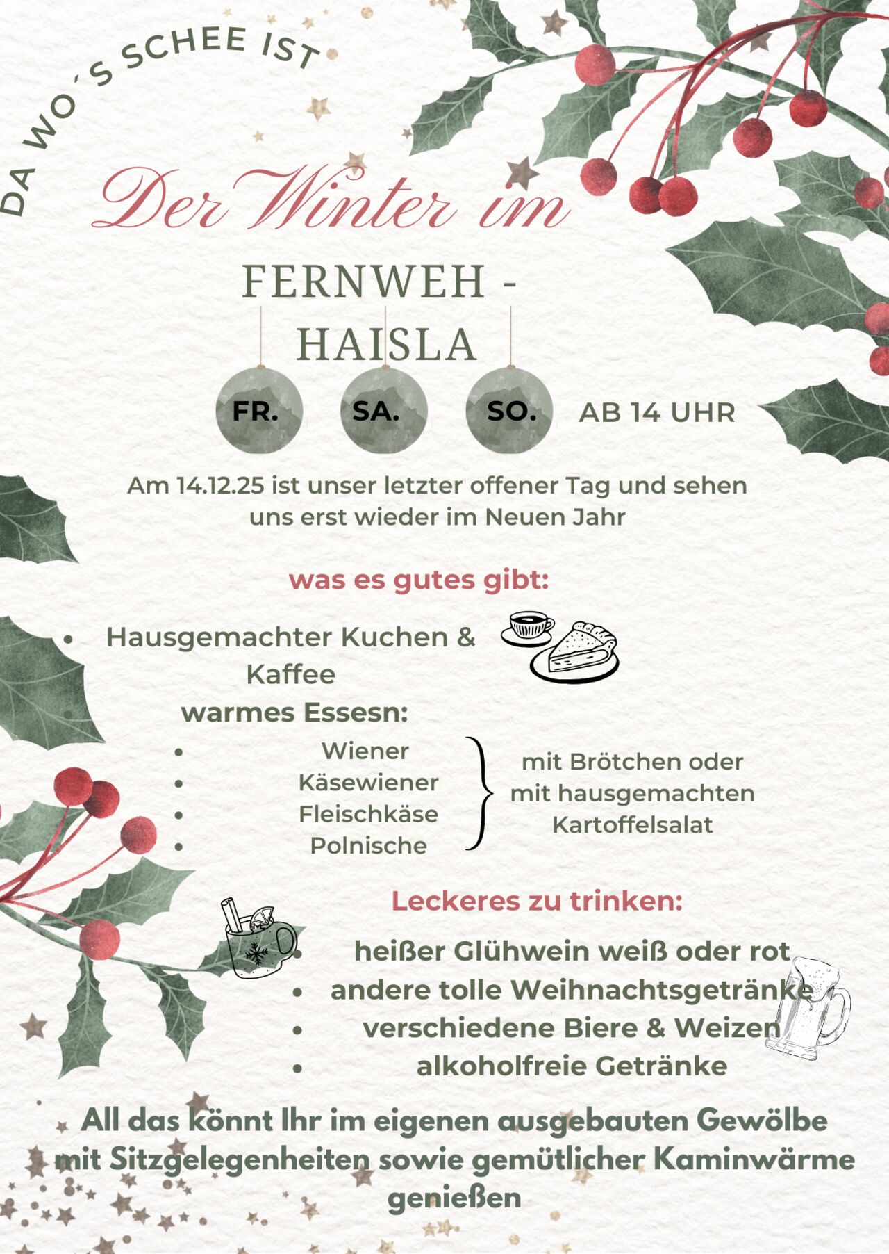 Der Winter im Fernweh Haisla