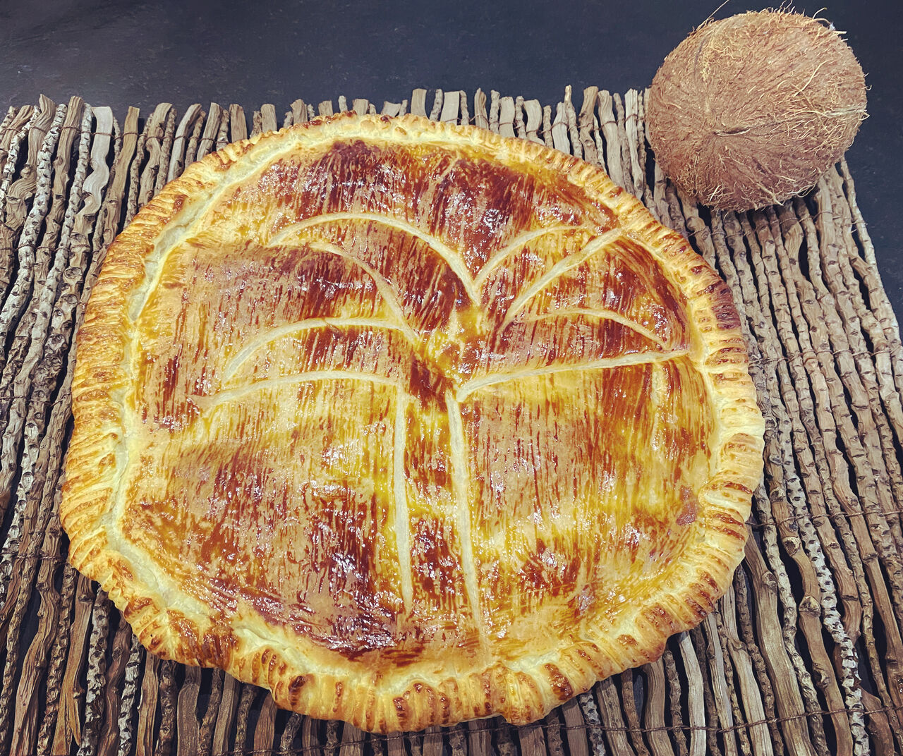 Galette des rois à la coco