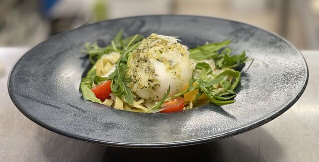 Tagliatelles burrata au pesto