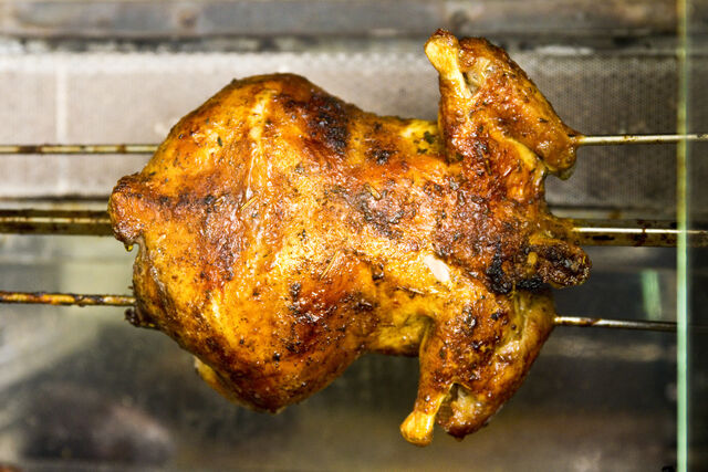 Kurczak na rożnie