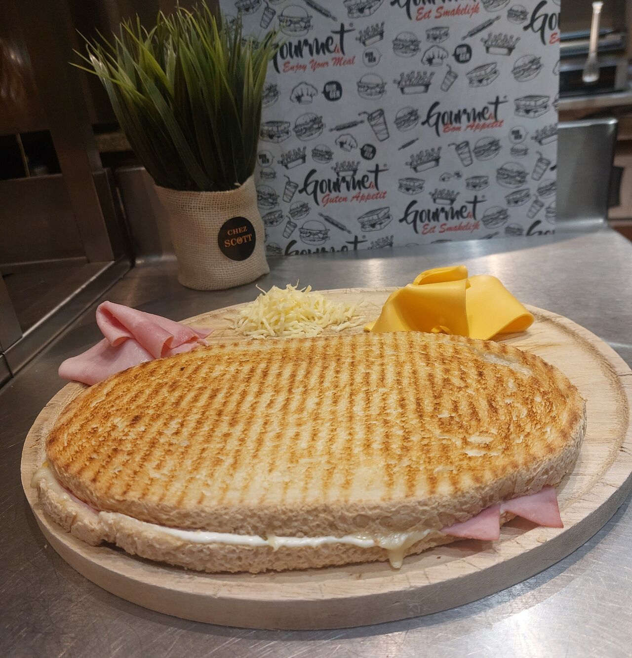 Méga maxi croque monsieur