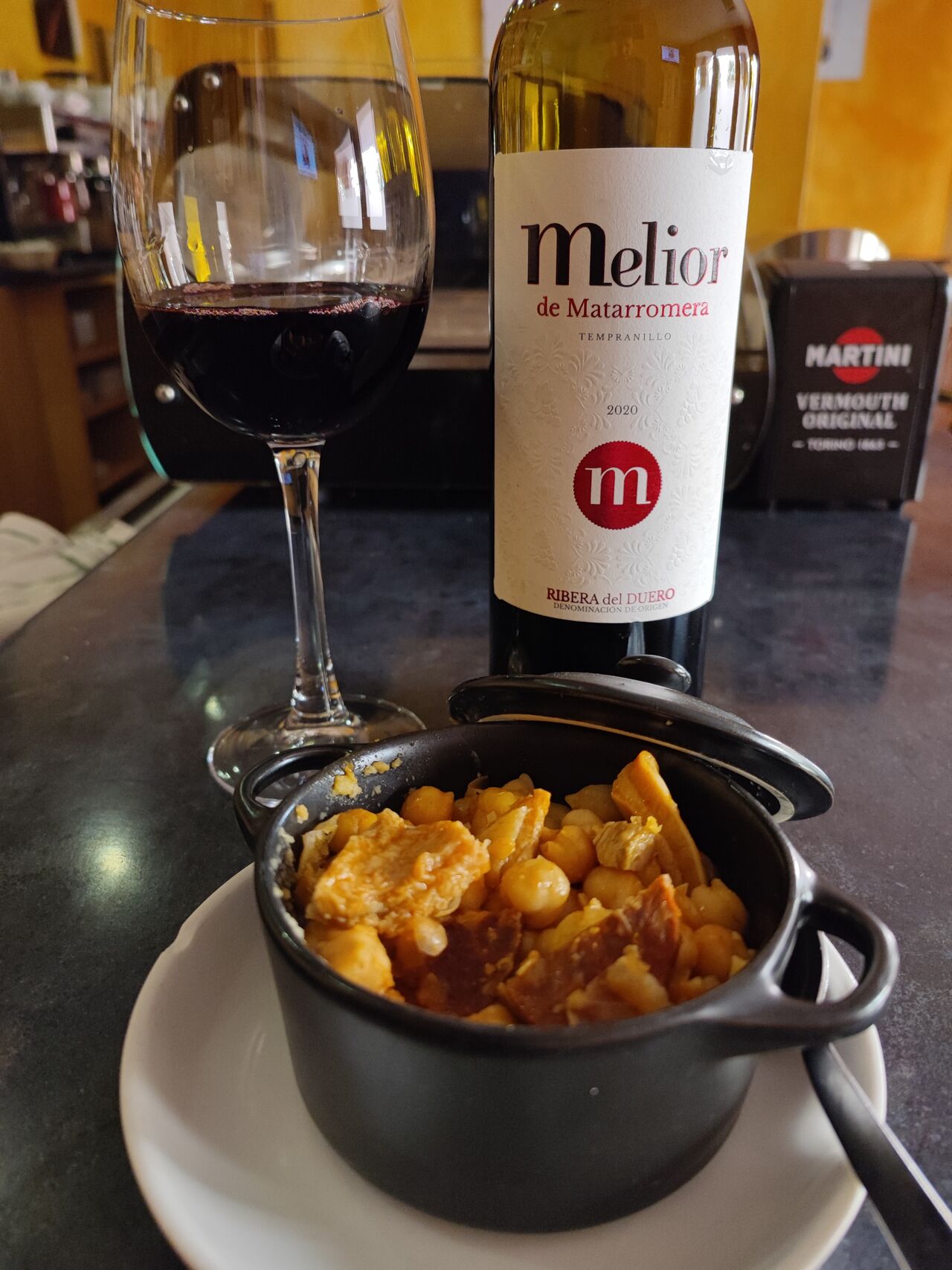 Garbanzos con callos