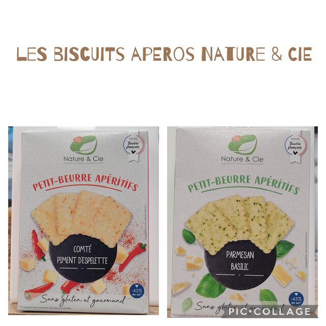 les biscuits apéros de chez Nature & Cie disponibles en boutique !