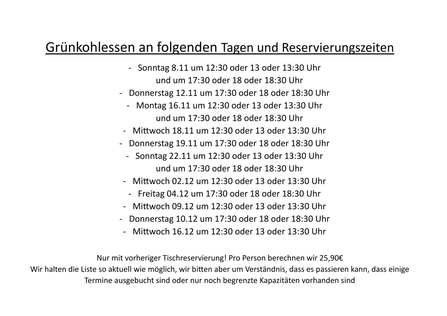 Grünkohltage