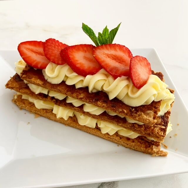 Mille feuilles fraises
