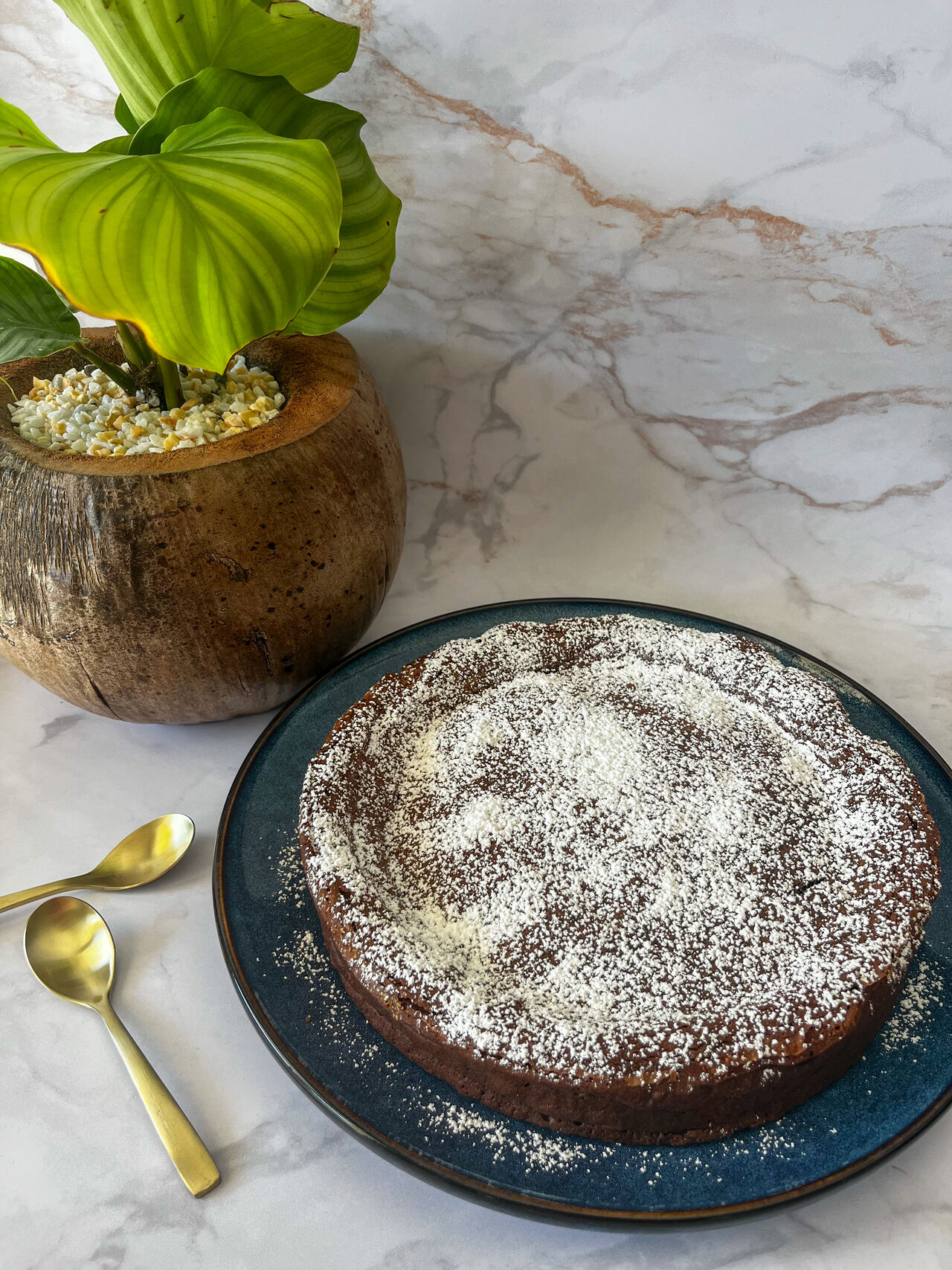 Fondant au chocolat noir, vanille des îles