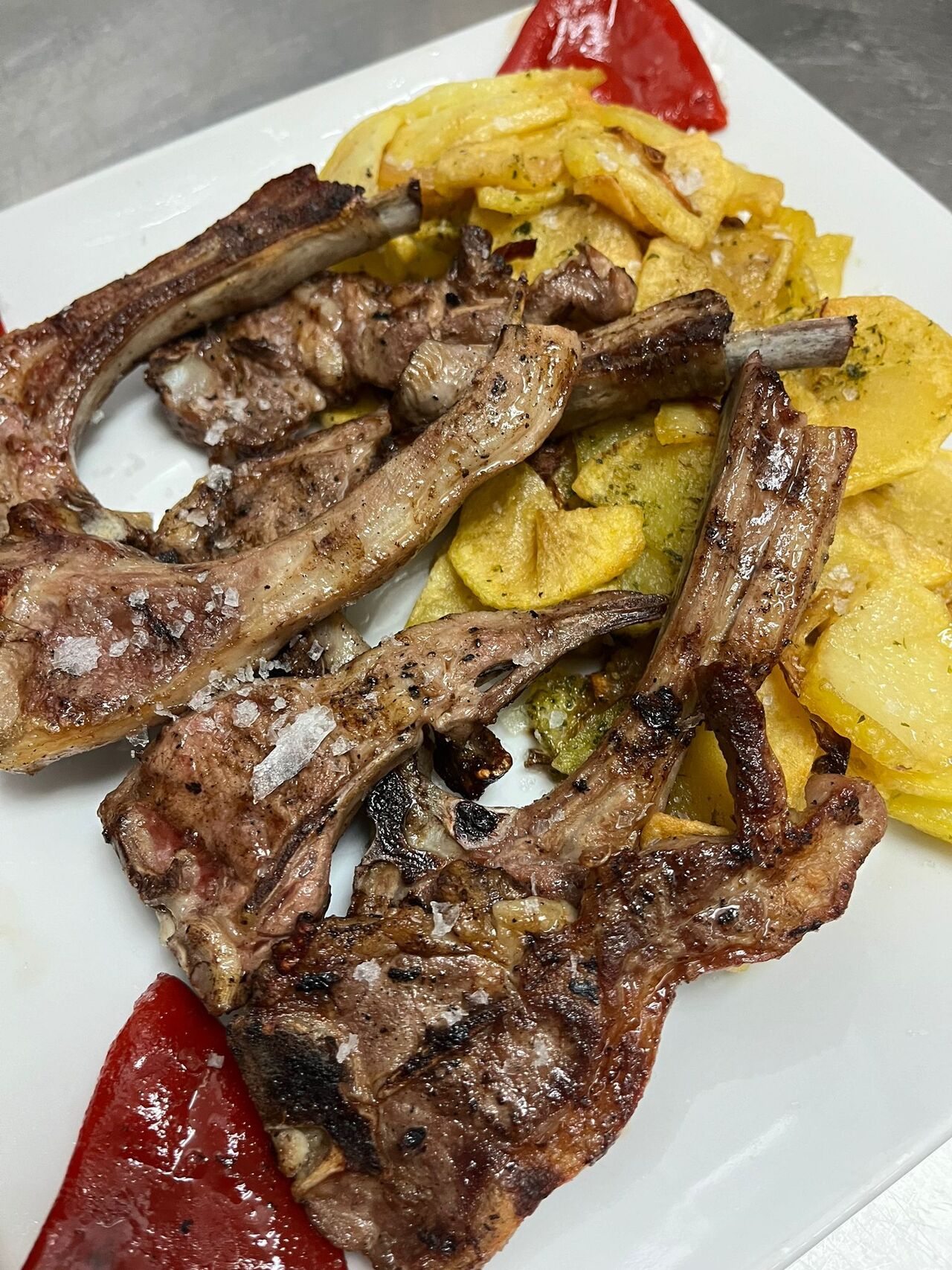 Costillas a la brasa