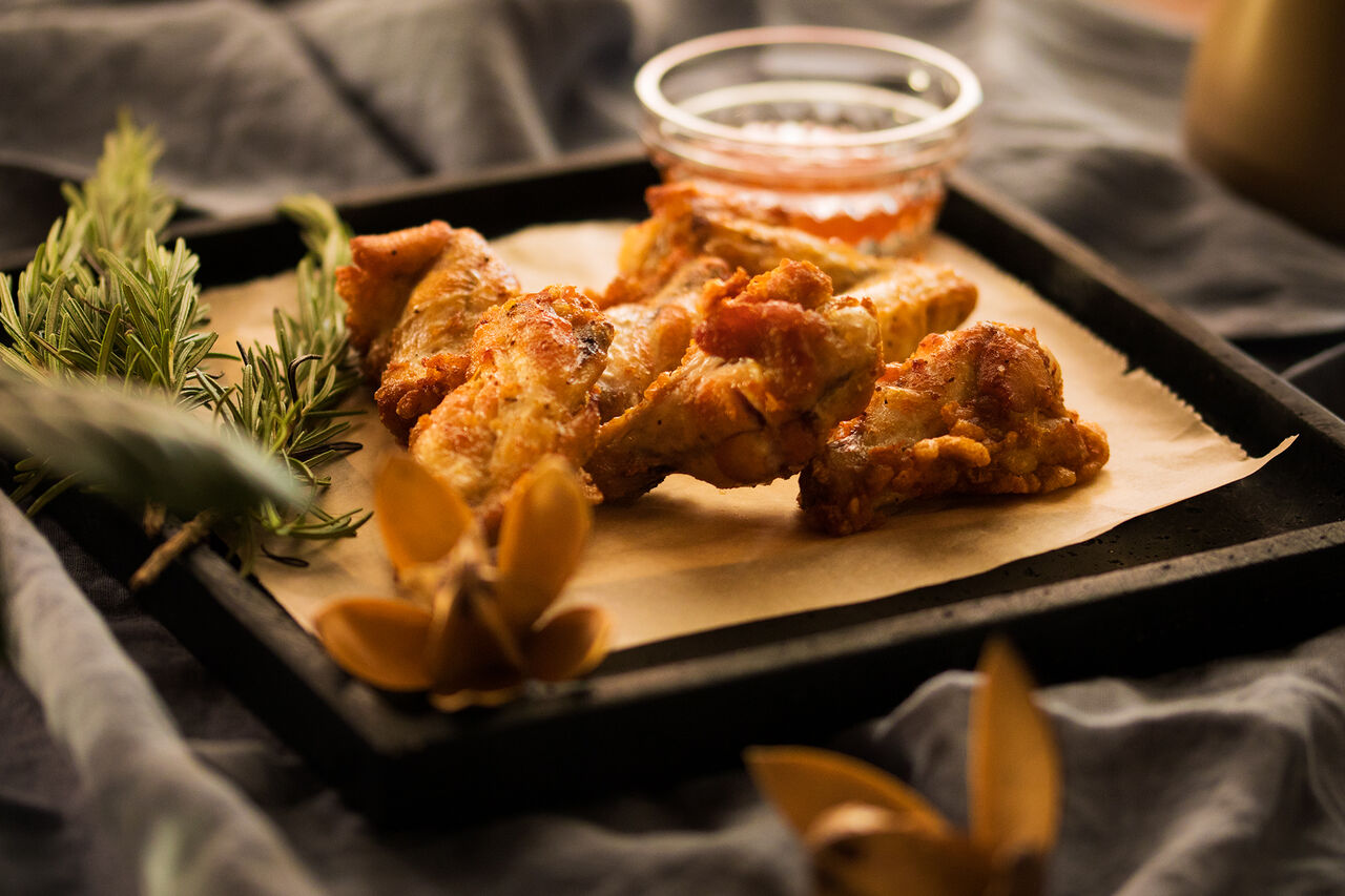 Hausgemachte Chickenwings