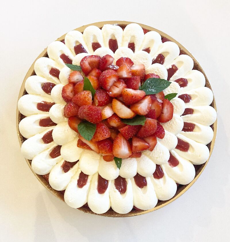 Tarte aux fraises 