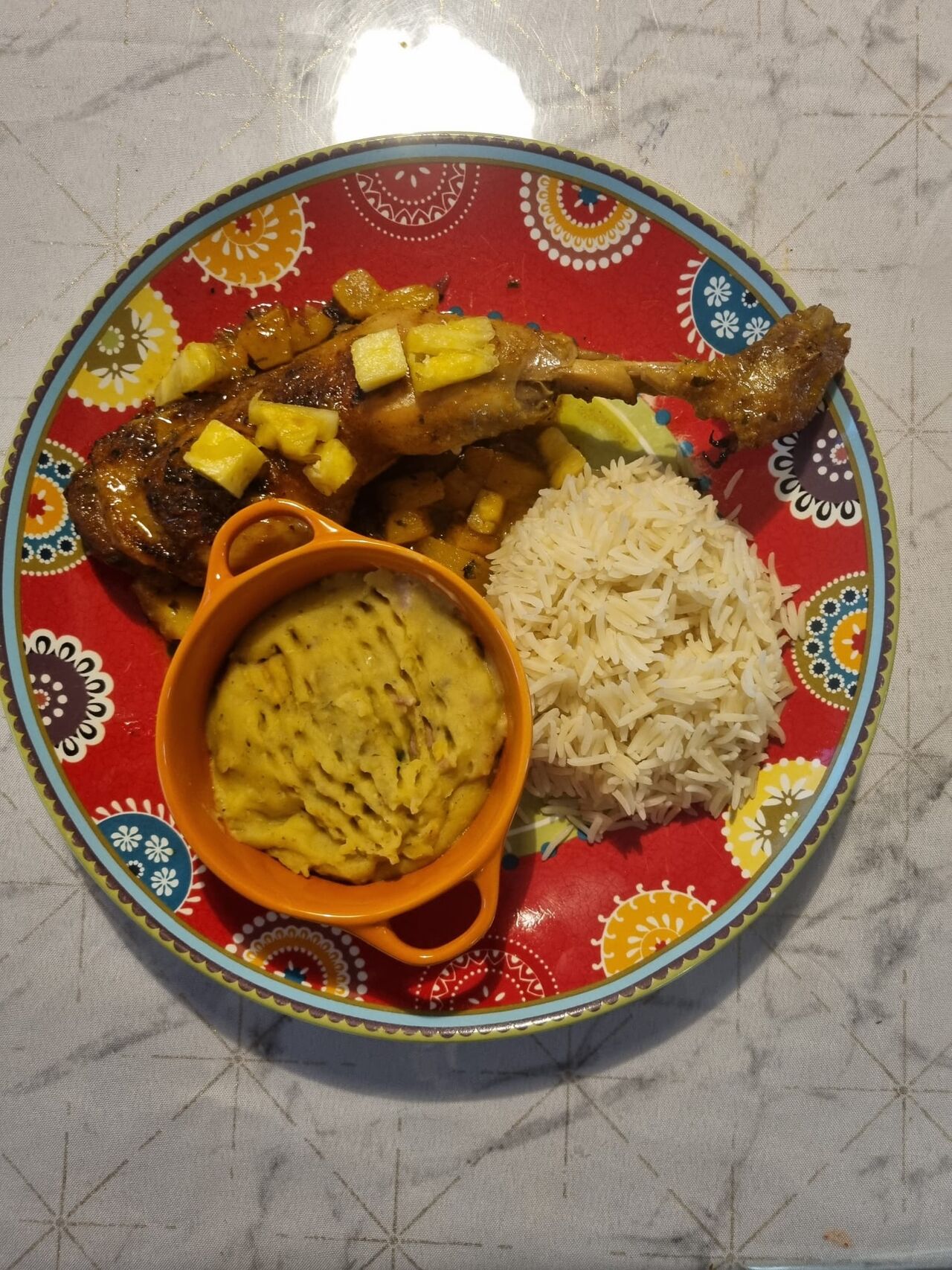 Poulet à l'ananas 