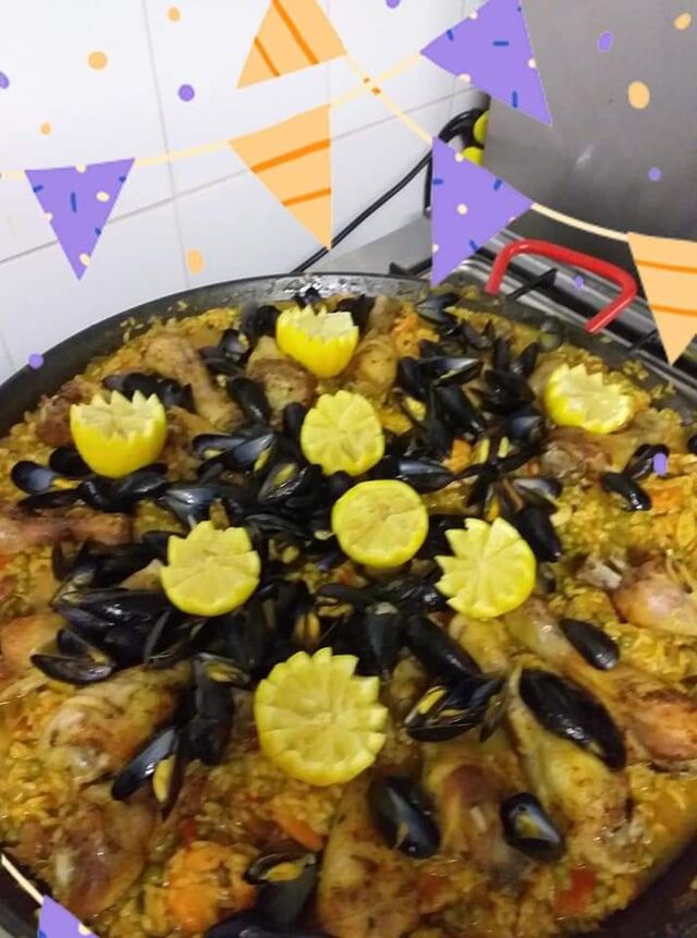 Paella sur commande a emporter ou sur place