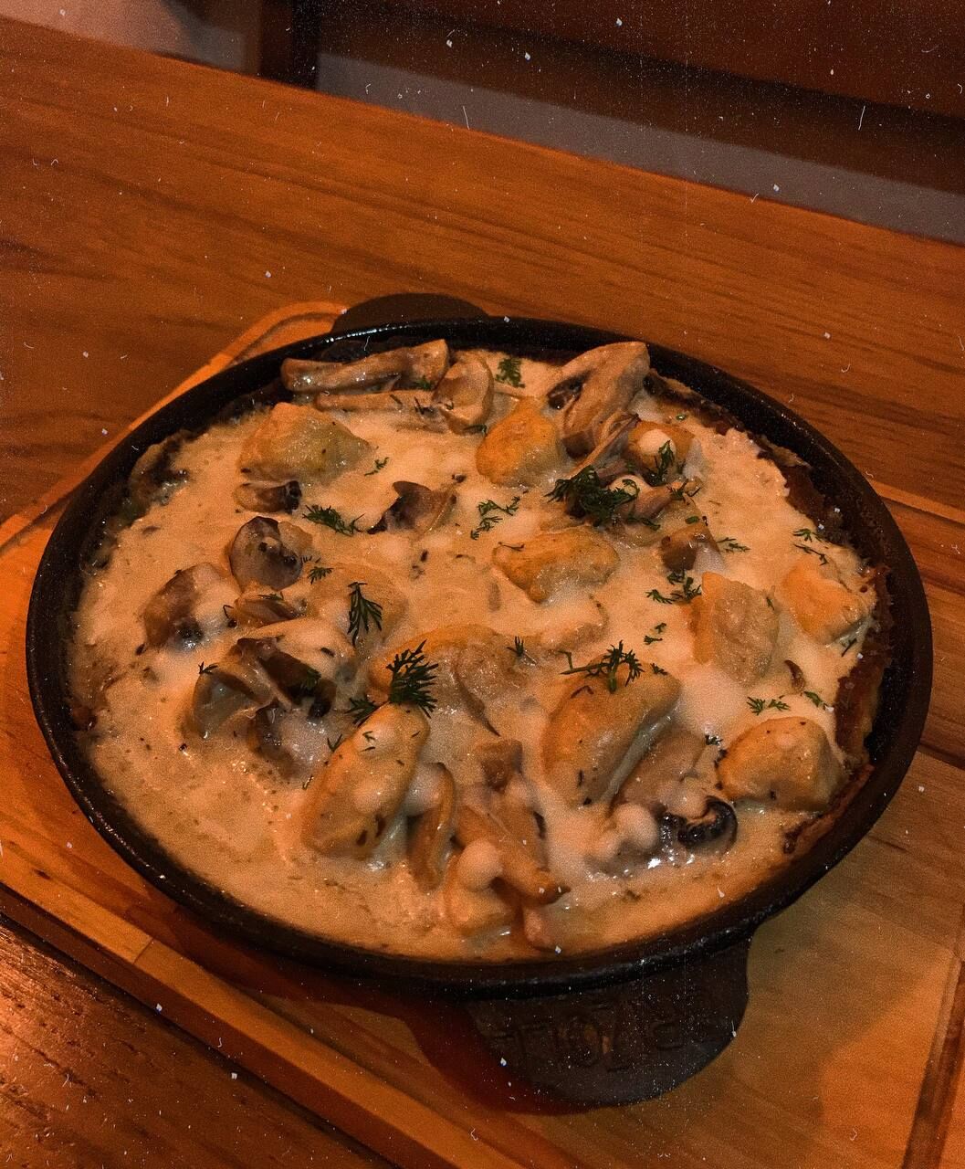 Дерун з куркою