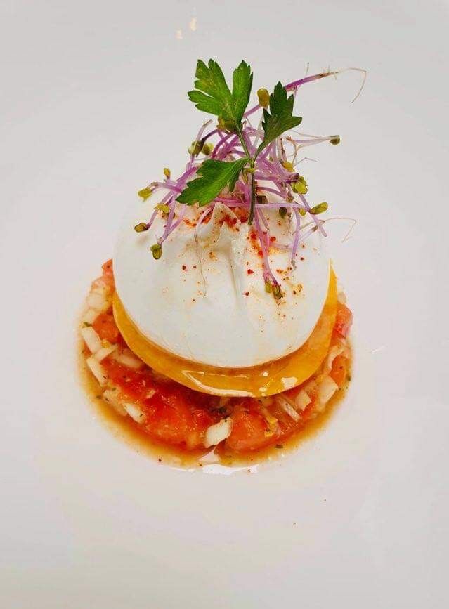 Burrata déclinaison de tomates