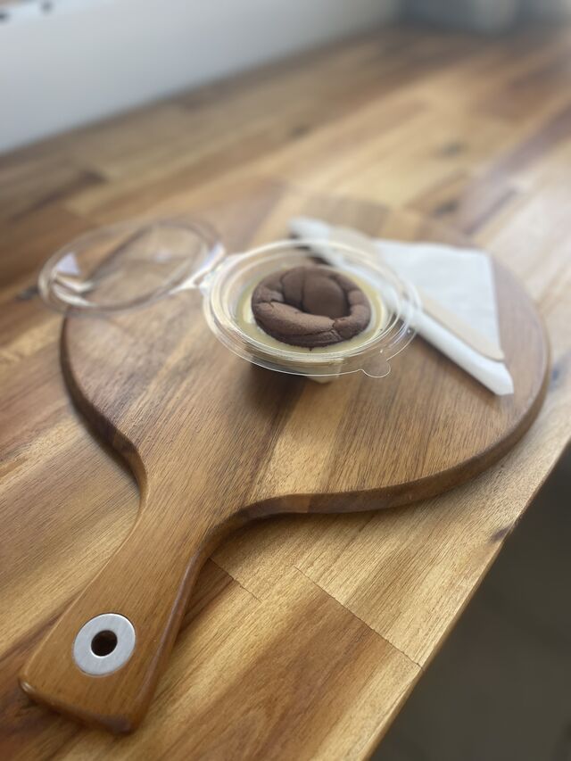 Moelleux au chocolat avec sa crème anglaise 