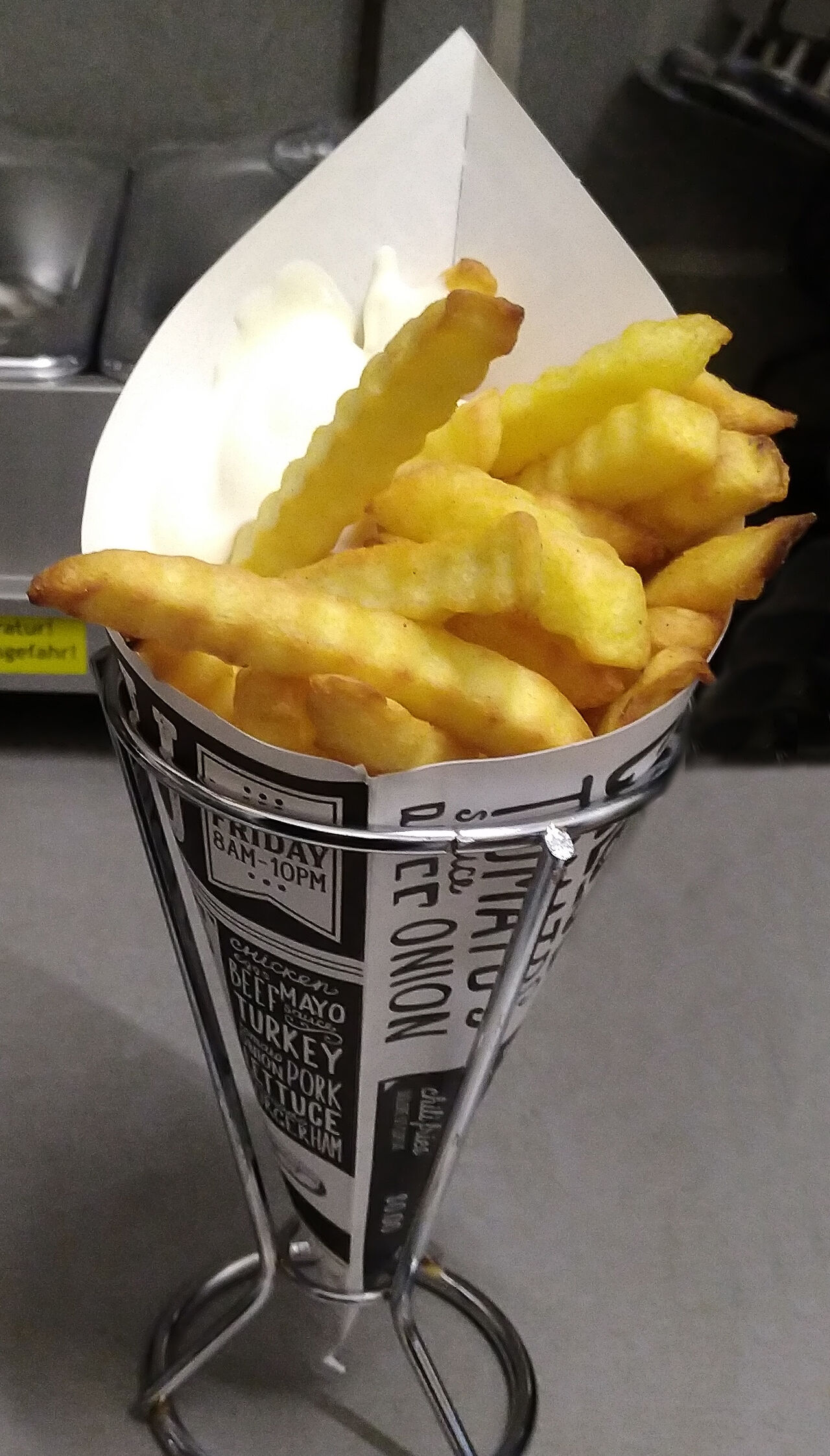 Pommes (fettfrei frittiert)