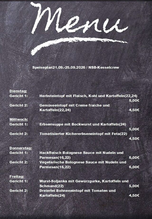 Speiseplan