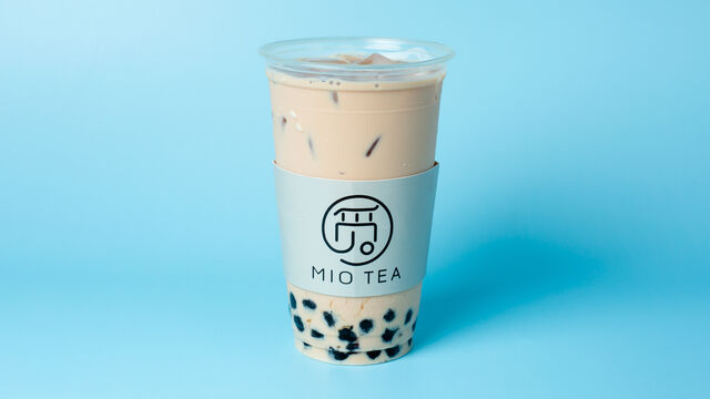 Schwarz Milch Tee mit Tapioka