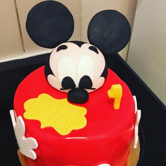 Gâteau thème Mickey 