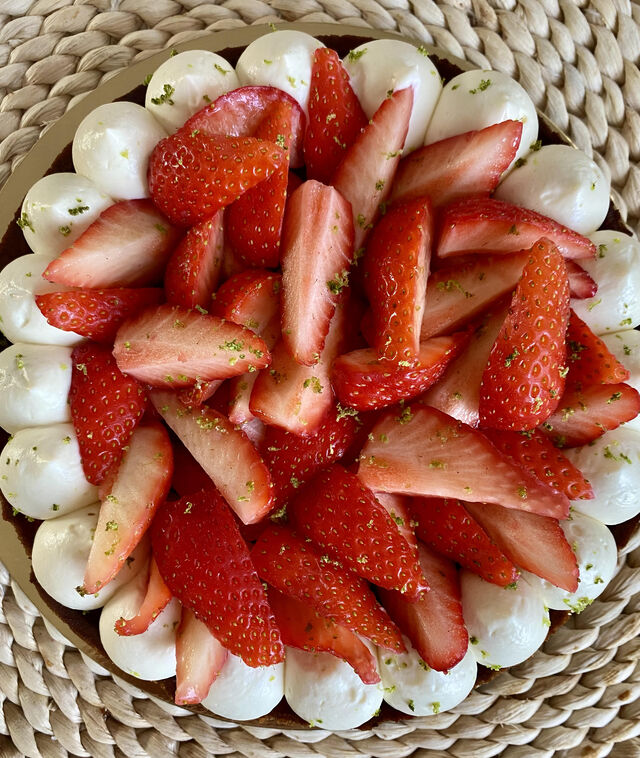 Tarte fraise revisitée